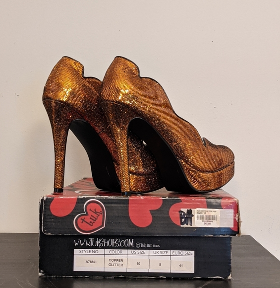 Copper Luster Heels - Picture 3 of 11